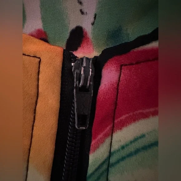 Vintage Erin London Tropical Safari Colorful Lightweight Jacket - Picture 10 of 14